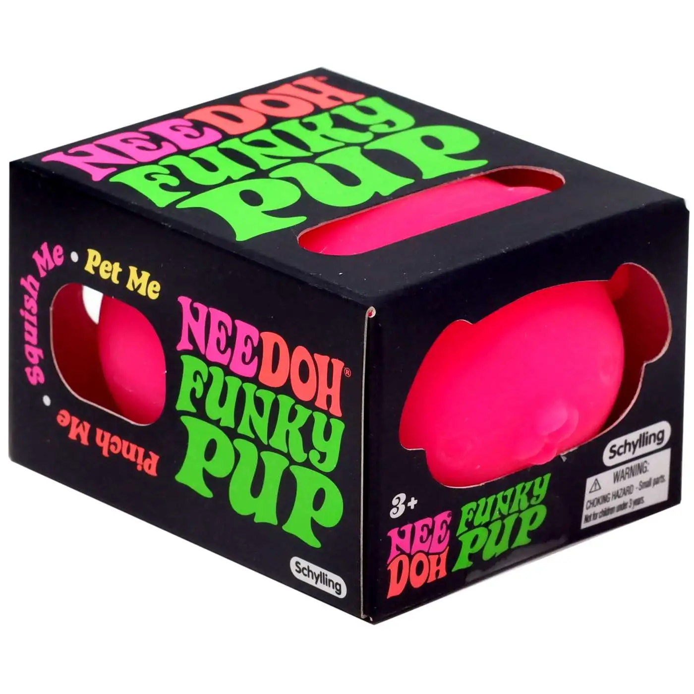 NeeDoh The Groovy Glob Funky Pup 2.5 Small Stress Ball [RANDOM COLOR]