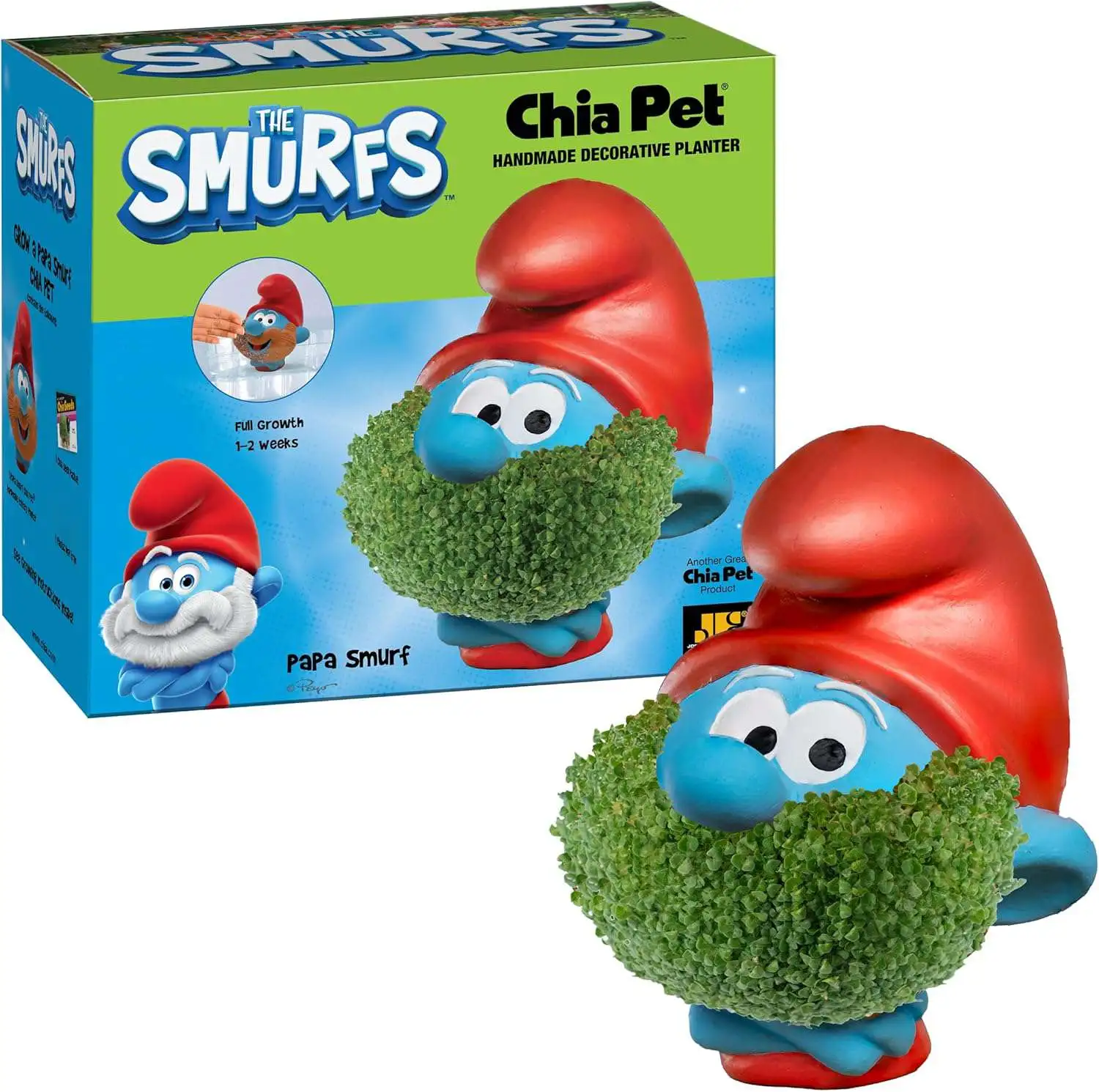 NECA The Smurfs Papa Smurf Chia Pet