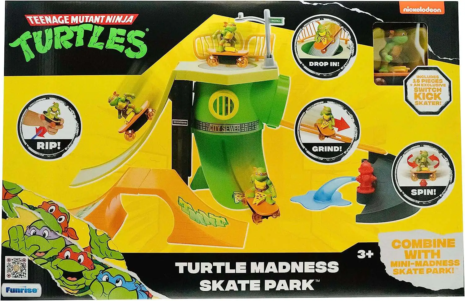  Teenage Mutant Ninja Turtles Mini Madness Skate Park