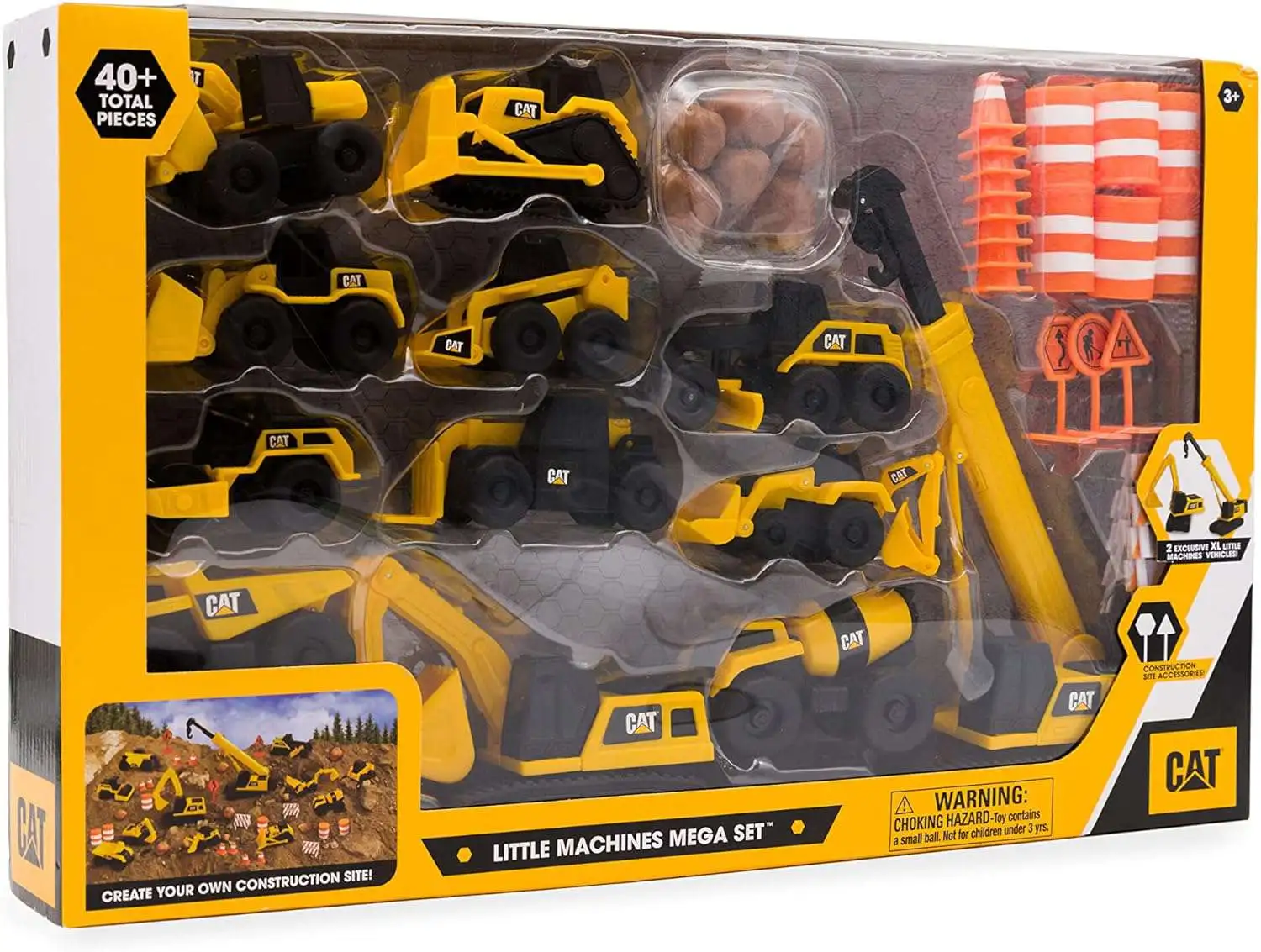 CAT Little Machines Mega Set 3-Inch