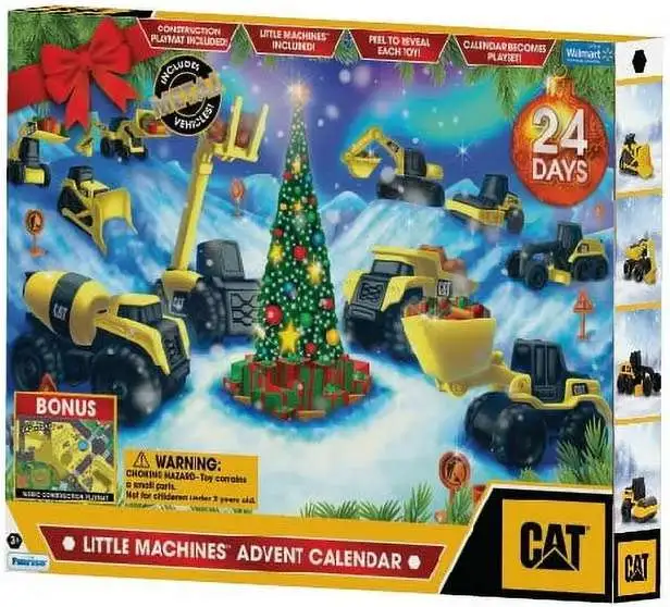 CAT Little Machines 2023 Exclusive Advent Calendar 24 Tiny Vehicles