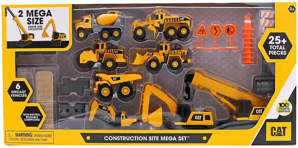 CAT Little Machines Construction Site Exclusive Mega Set
