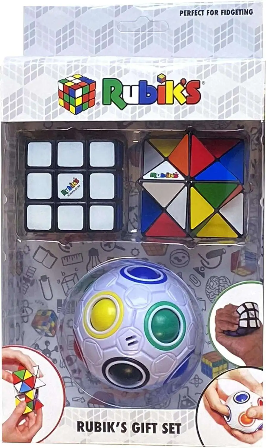 Rubik's Cube Rubik's Gift Set [Magic Star, Rainbow Ball & Squish Cube, Damaged Package]