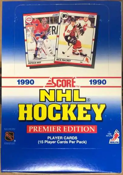 NHL Score 1990-91 Hockey Trading Card RETAIL Box [36 Packs]