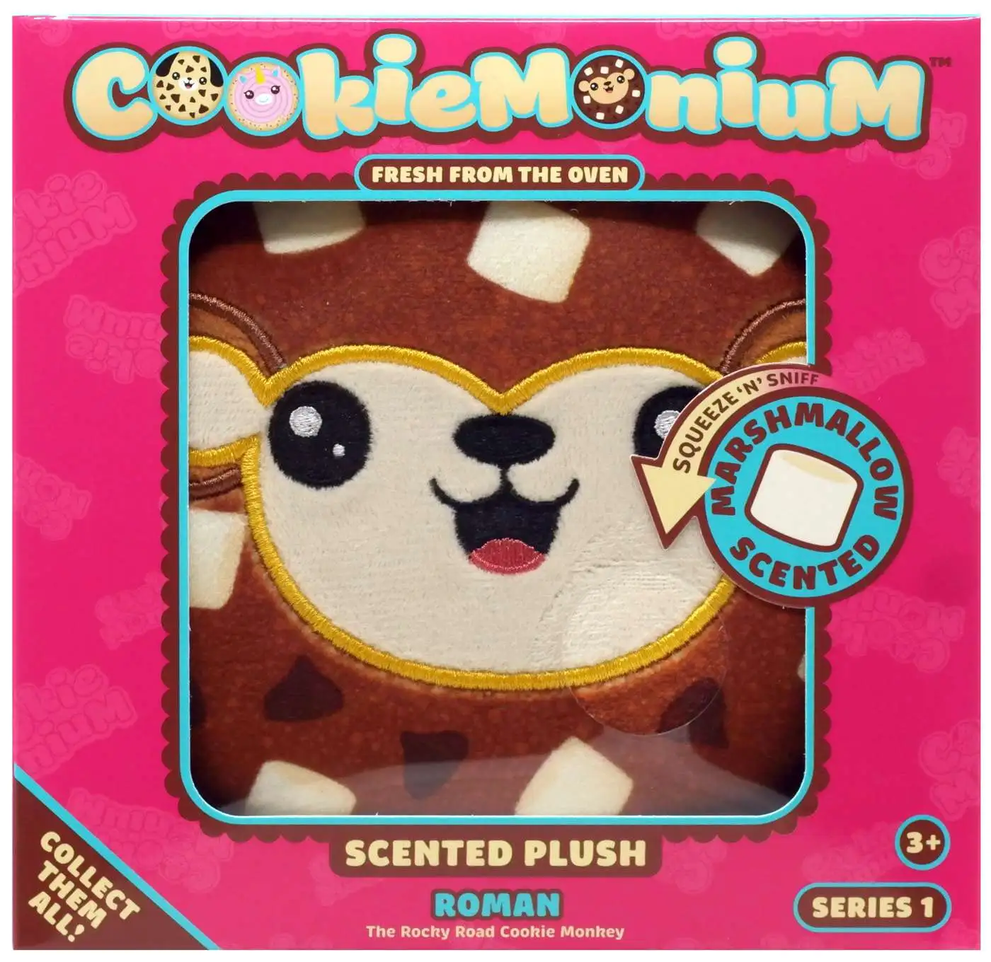 Cookiemonium Roman 6-Inch Scented Cookie Plush