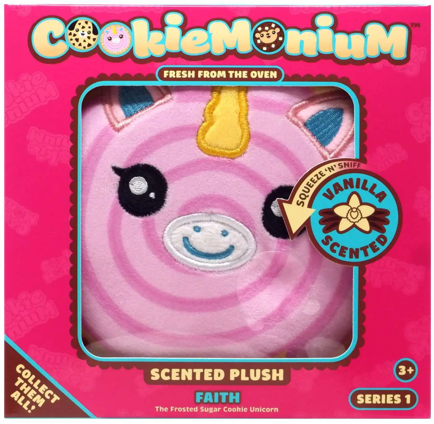 Cookiemonium Faith 6-Inch Scented Cookie Plush