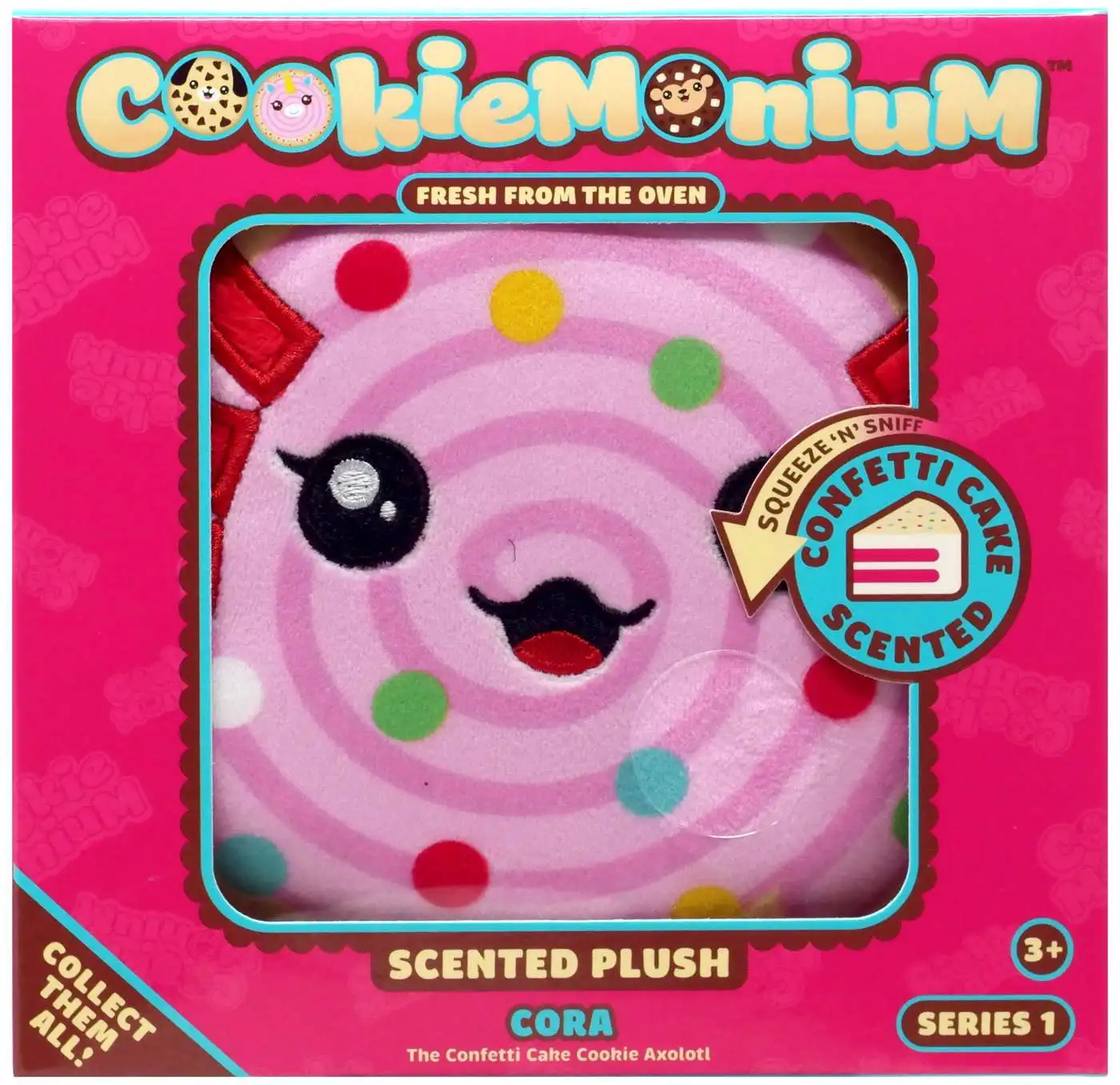 Cookiemonium Cora 6-Inch Scented Cookie Plush