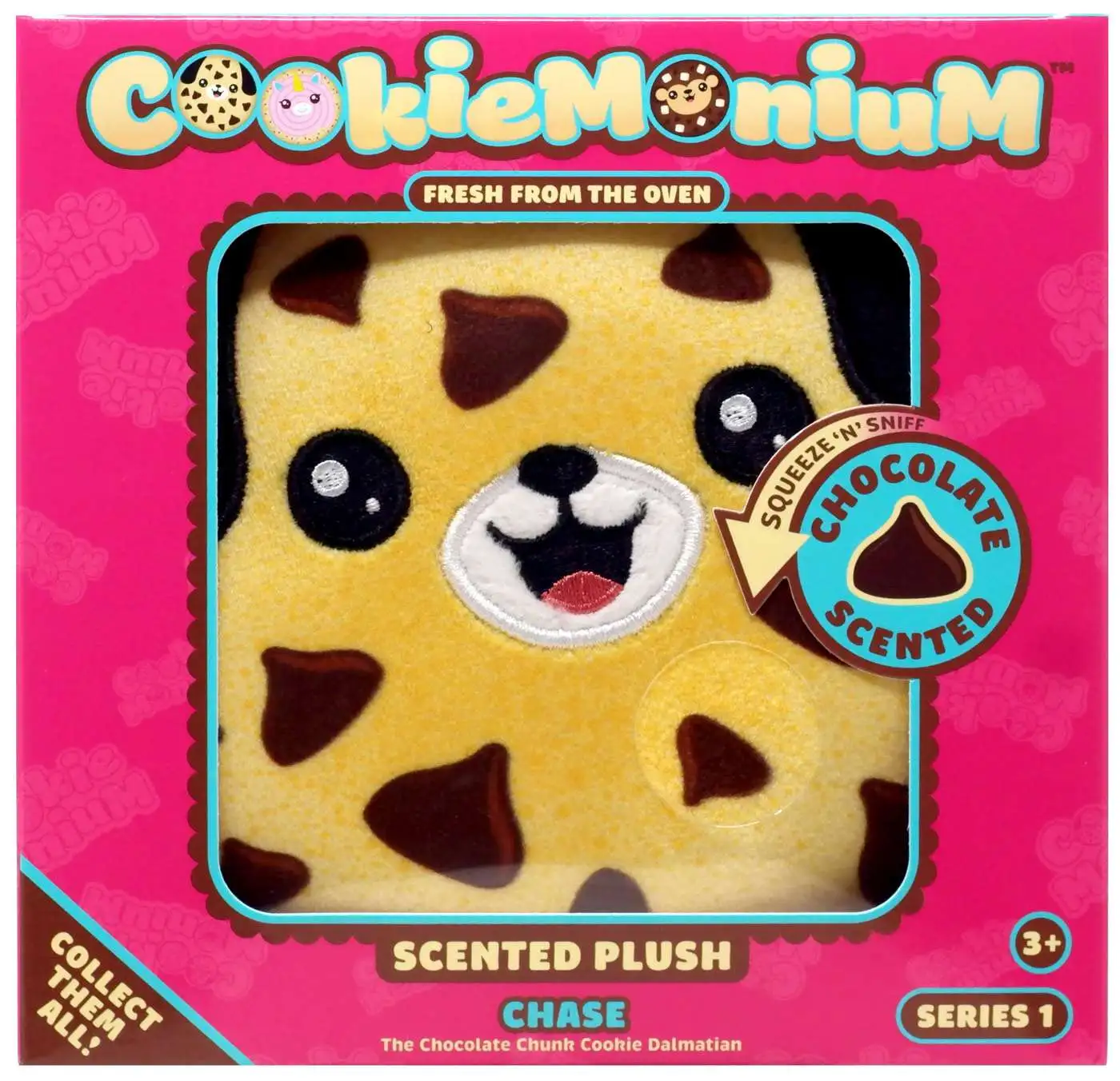 Cookiemonium Chase 6-Inch Scented Cookie Plush