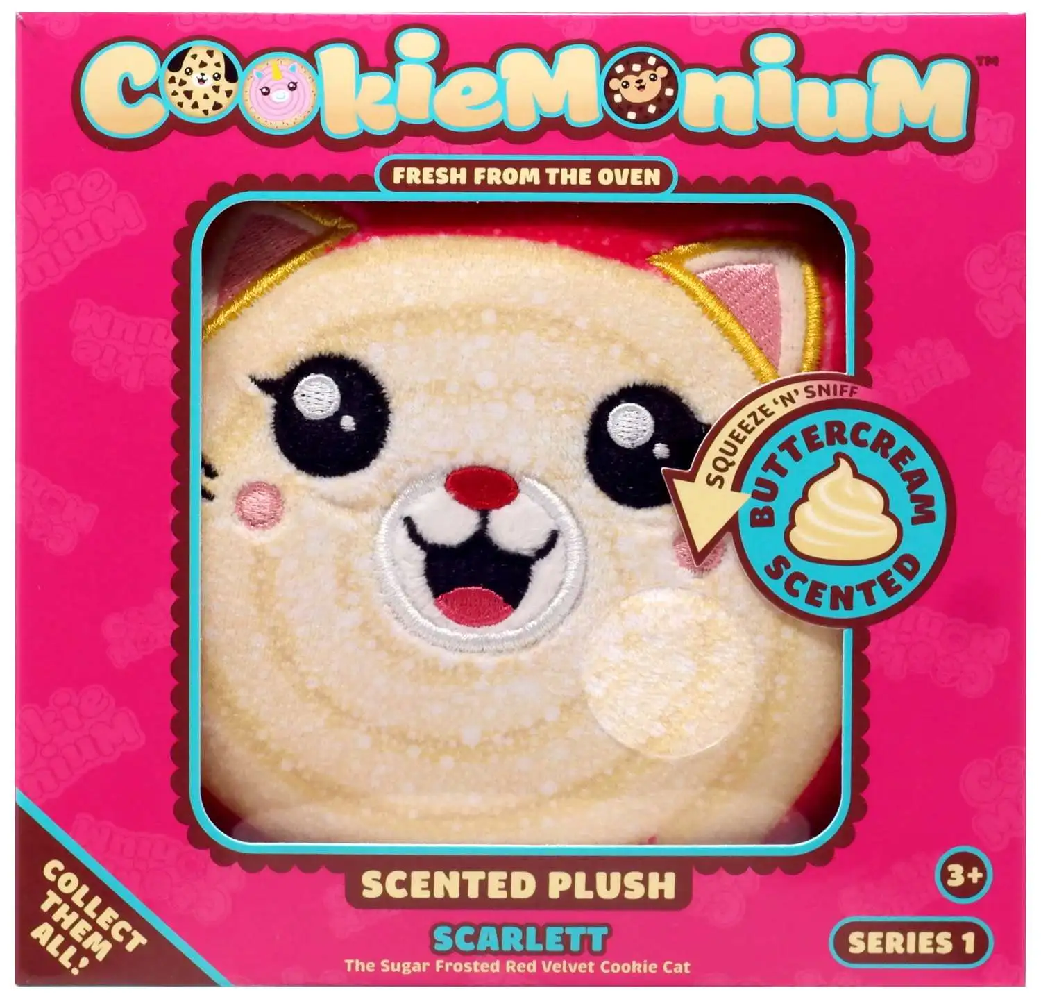 Cookiemonium Scarlett 6-Inch Scented Cookie Plush