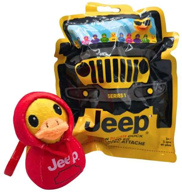 Jeep Clip-On Plush Duck 3-Inch Mystery Pack [1 RANDOM Duck]