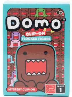 Flocked Clip On Domo 3-Inch Mystery Pack [1 RANDOM Figure]
