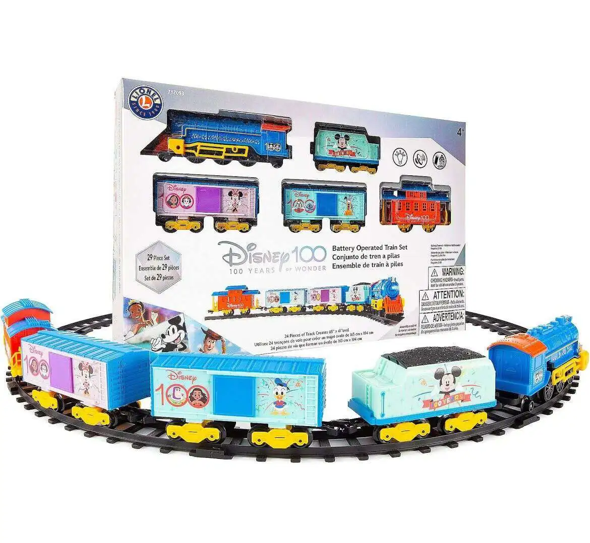 Disney 100 Cute Celebration Battery Operated Mini Train Set