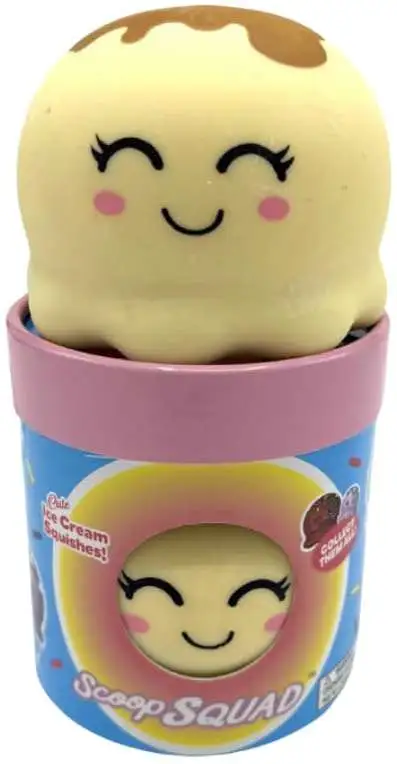 Scoops Squad Ice Cream Squishies Squeeze Toy [1 RANDOM Squishie]