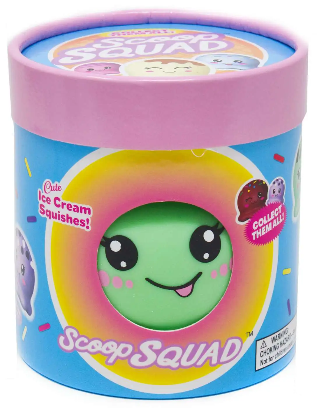 Scoop Squad Ice Cream Squishies Mighty Mint Squeeze Toy