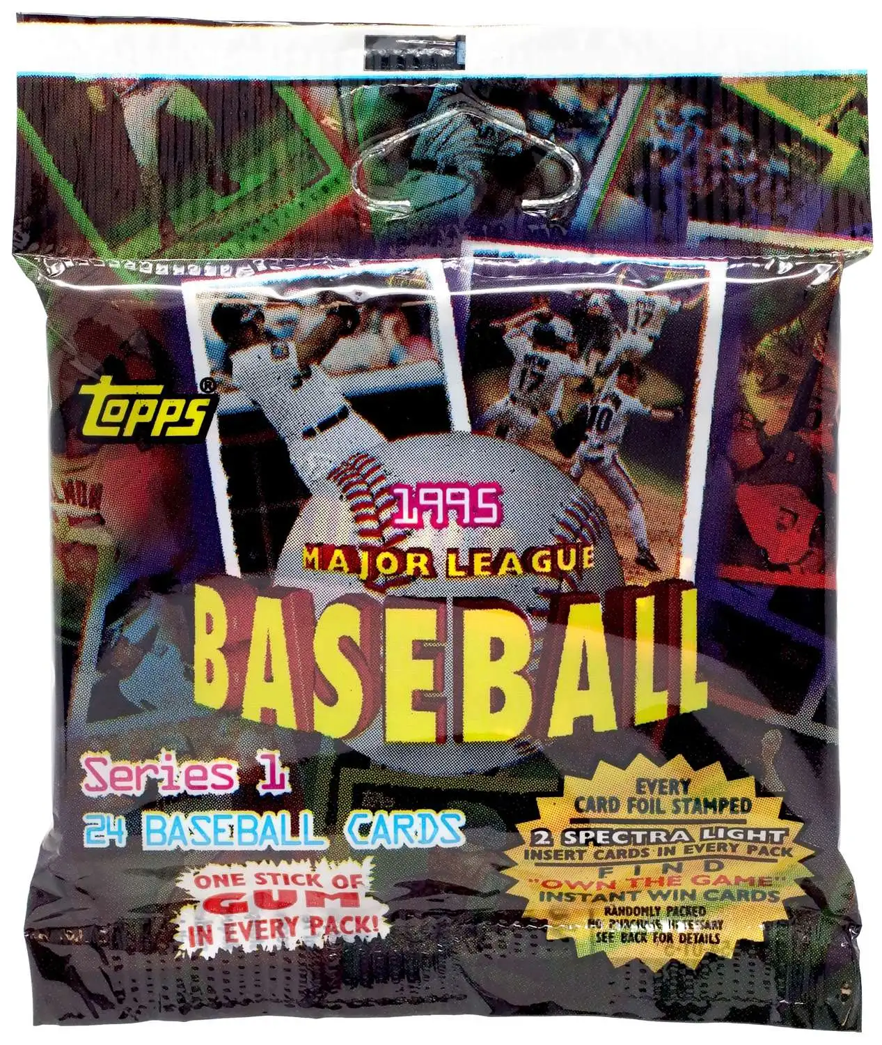 MLB Topps 1995 Series 1 Baseball Trading Card JUMBO Pack [24 Cards]