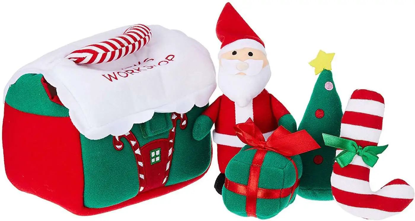 Gund Santa's Workshop 7.5-Inch Plush Playset