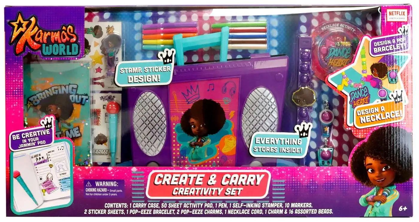 Karma's World Create & Carry Creativity Set [Damaged Package]