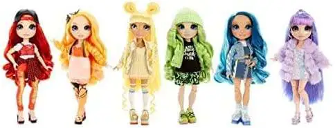 Rainbow High Ruby Anderson, Poppy Rowan, Sunny Madison, Jade Hunter, Skyler  Bradshaw Violet Willow Doll 6-Pack MGA Entertainment - ToyWiz