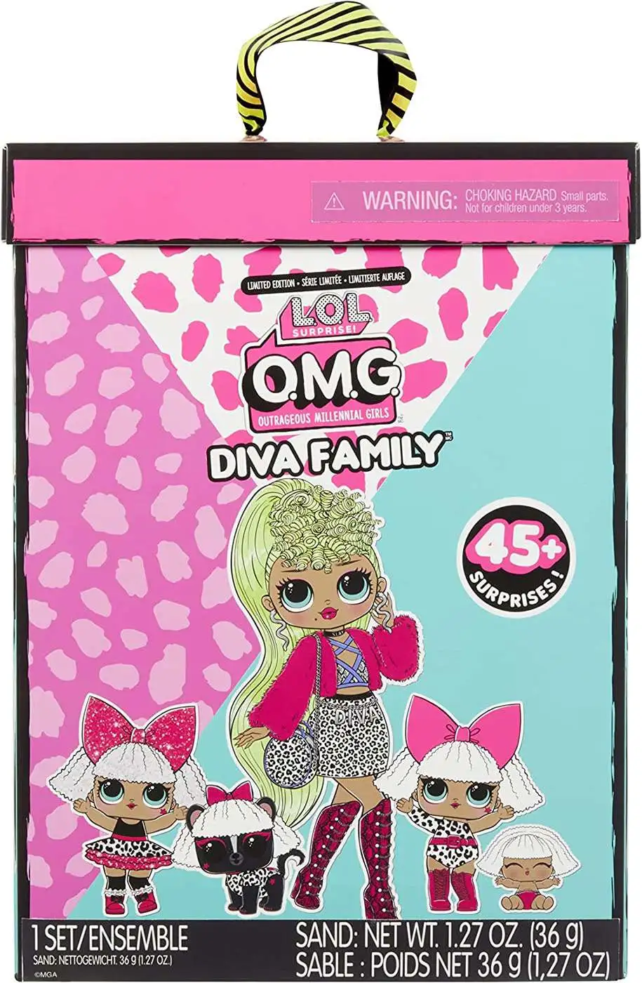 LOL Surprise OMG Lady Diva Fashion Doll with Multiple Surprises