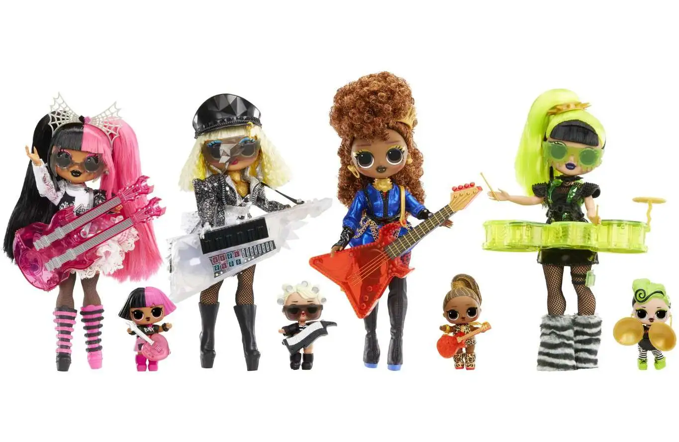LOL Surprise OMG ReMix Super Surprise Fashion Doll 4-Pack [2022 Version ...