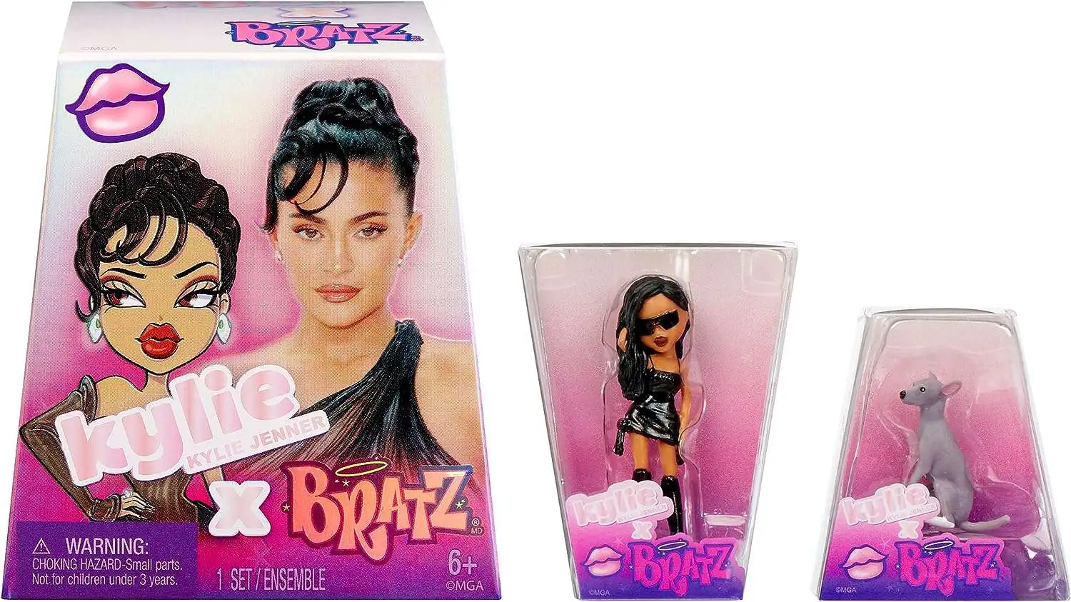 MGA's Miniverse Mini Bratz Limited Edition 2-Pack, Holiday Felicia and Tweevils Mini Figures in Display Packaging