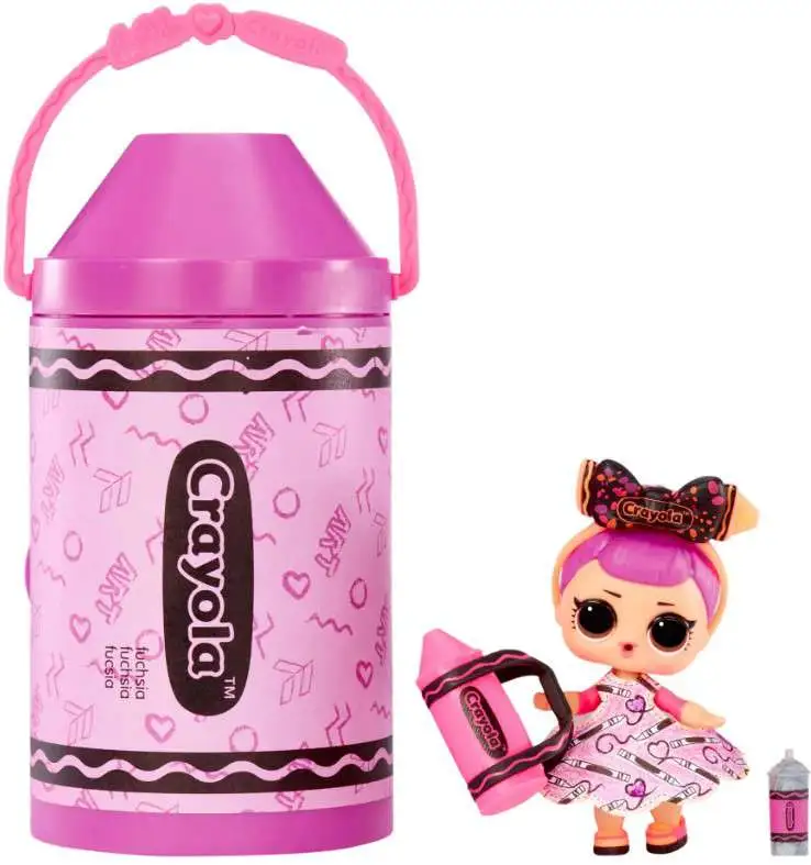 LOL Surprise Loves CRAYOLA Doll Color Me Studio Mystery Pack [1 RANDOM Doll]