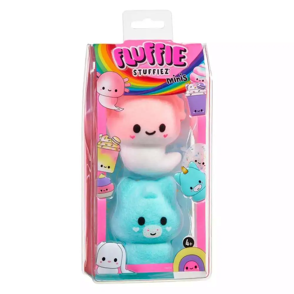 Fluffie Stuffiez Minis Axolotl & Unicorn Figure 2-Pack [Soft & Squishable]
