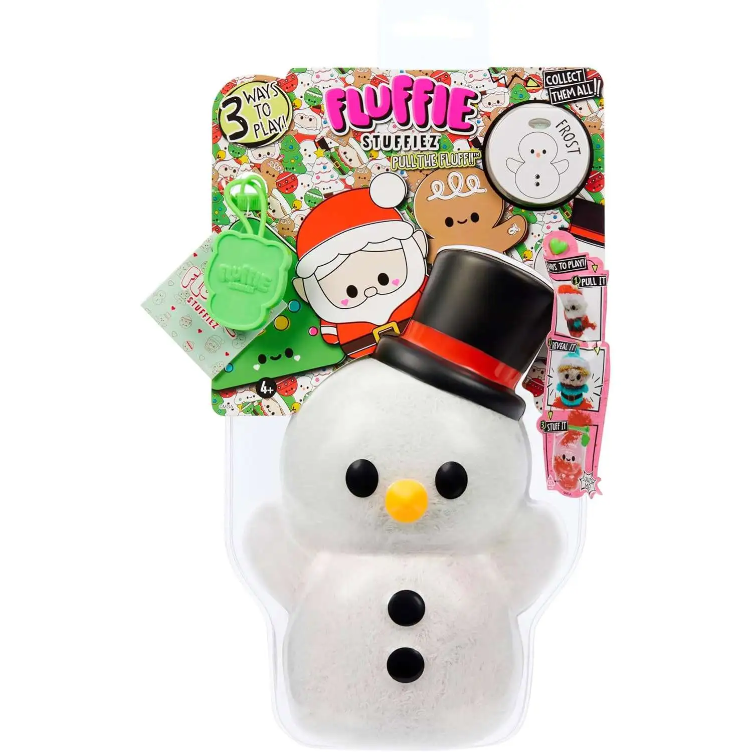 Fluffie Stuffiez Holiday Snow Man SMALL Plush