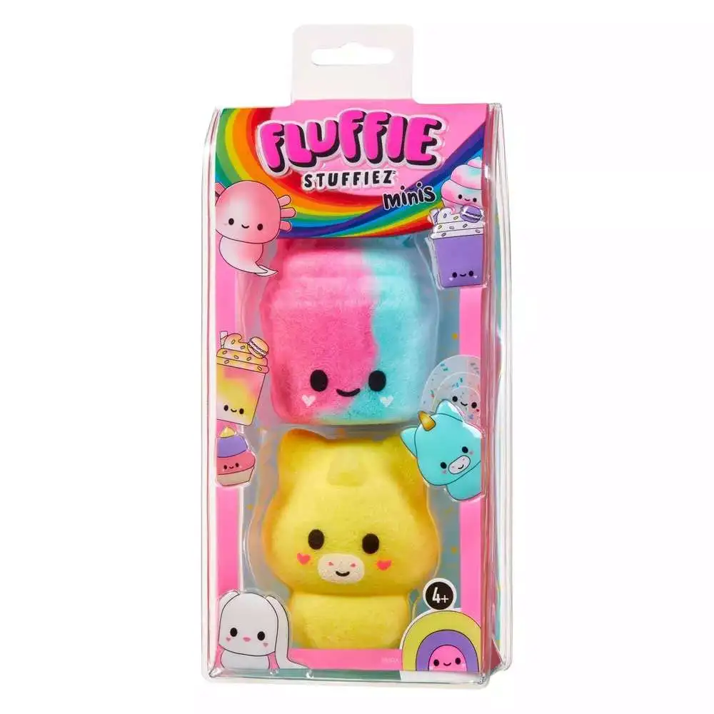 Fluffie Stuffiez Minis Shake & Unicorn Figure 2-Pack [Soft & Squishable]