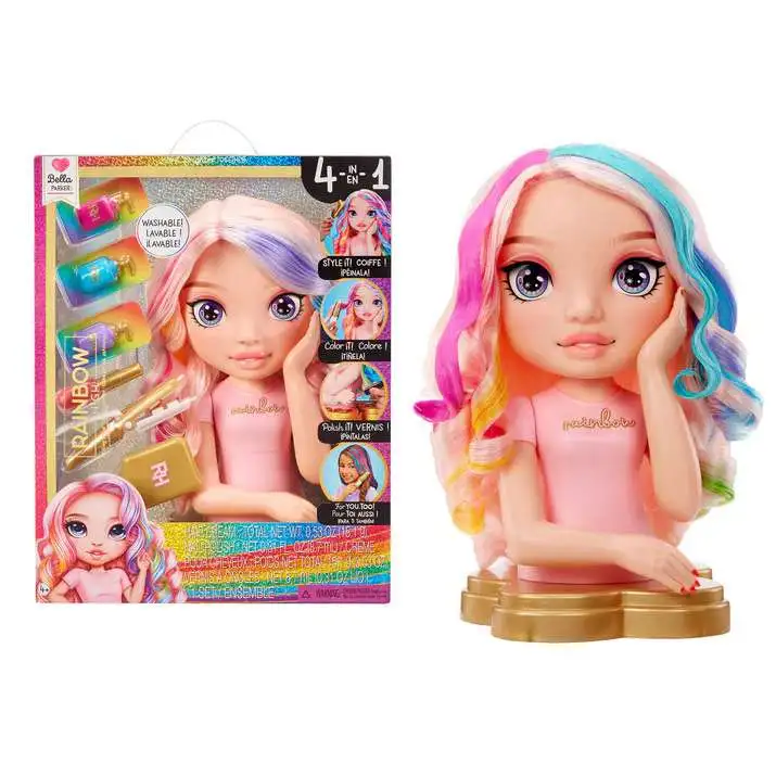 Rainbow High Bella Parker Styling Head 4-in-1 Playset MGA