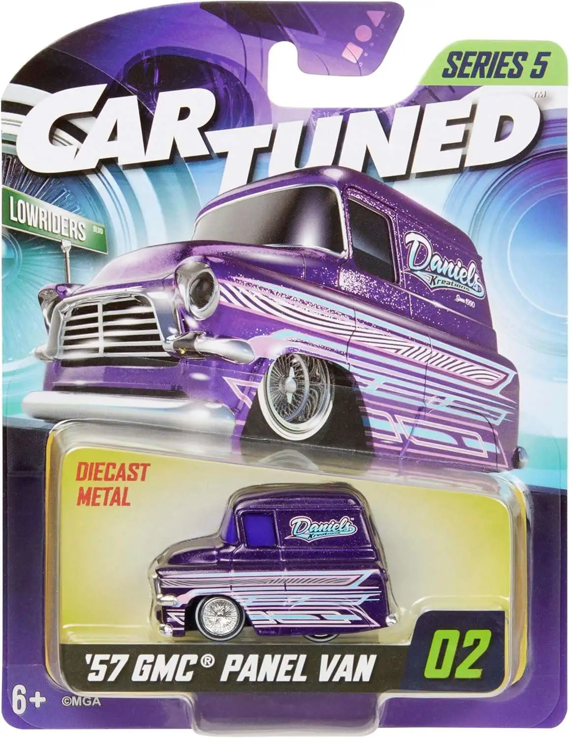 CarTuned Lowriders Series 5 '57 GMC Panel Van Diecast Car #02