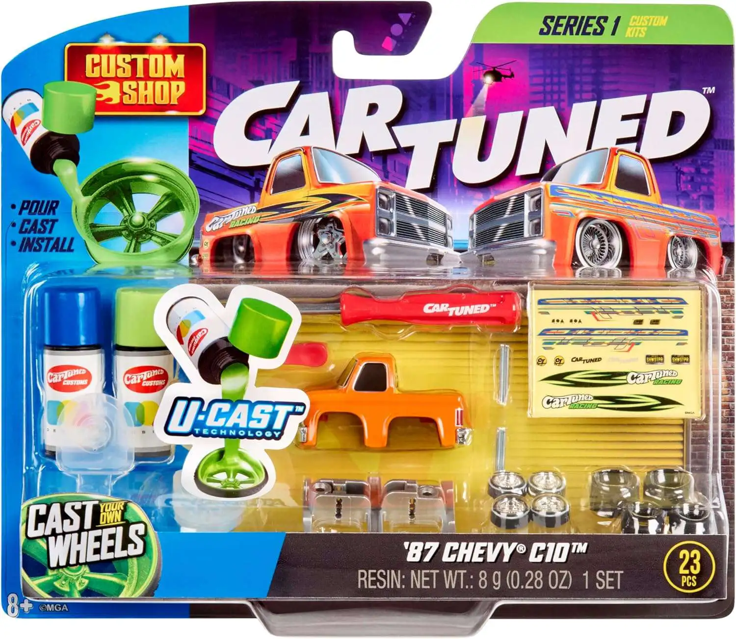 CarTuned Custom Shop '87 Chevy C10 Custom Model Kit