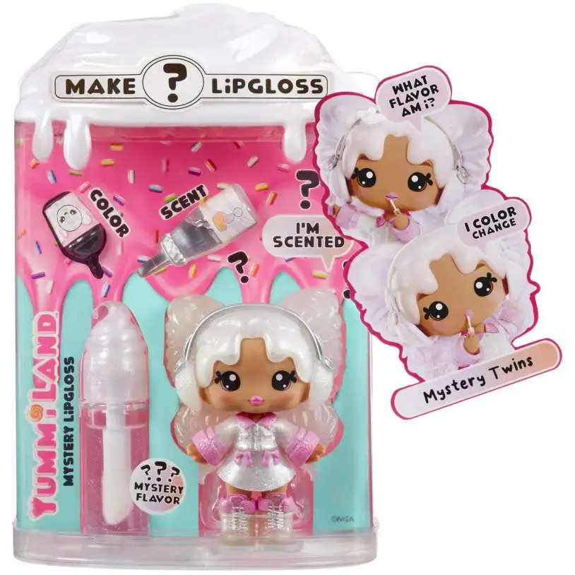 Yummiland Make Lipgloss Mystery Twins Doll [Scented! 1 RANDOM Character]