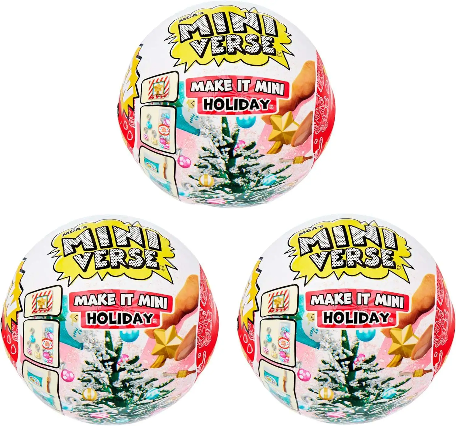 Miniverse Make It Mini Holiday National Lampoon's Christmas Vacation Mystery 3-Pack