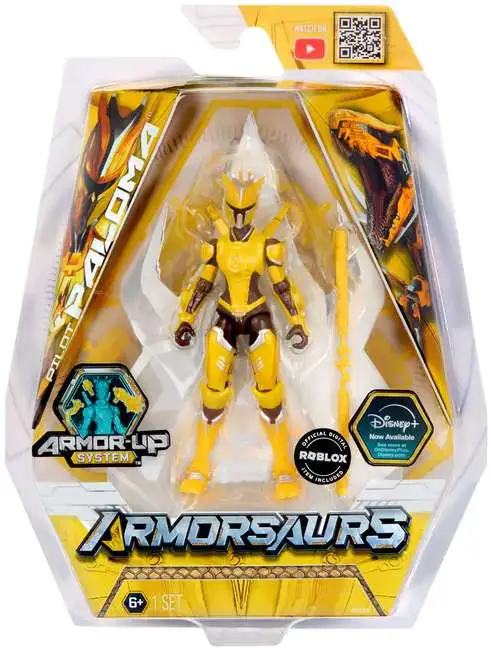 Disney Armorsaurs Armor-Up System Paloma Silva Action Figure [Raptor Pilot, Digital Roblox Item Included!]