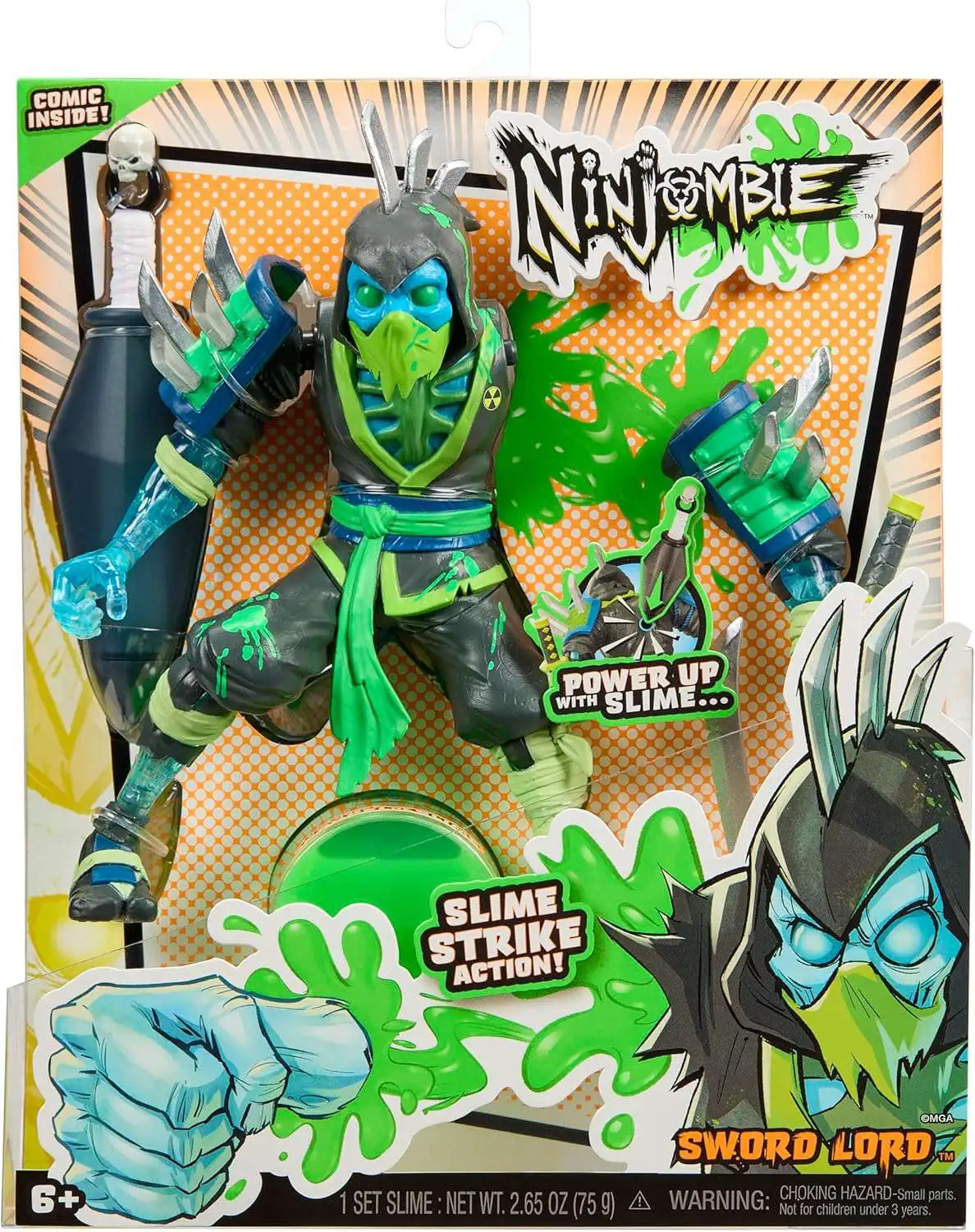 Ninjombie Sword Lord Action Figure [Slime Strike Action!]