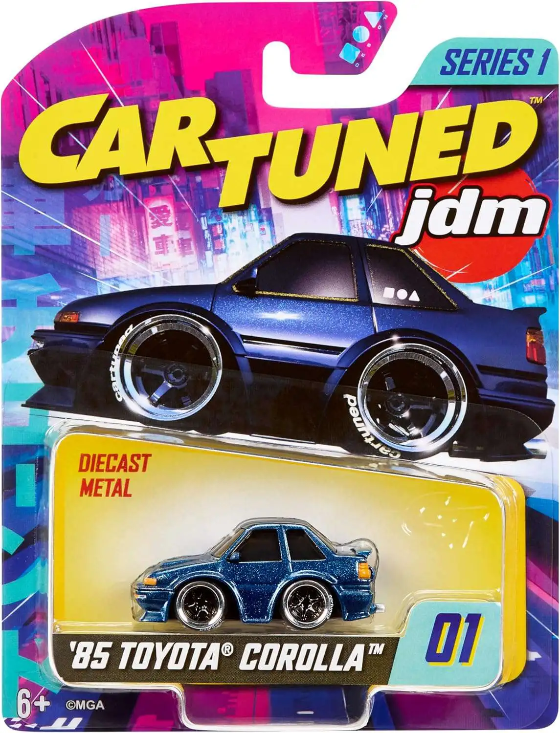 CarTuned JDM Series 1 '85 Toyota Corolla Diecast Car #01