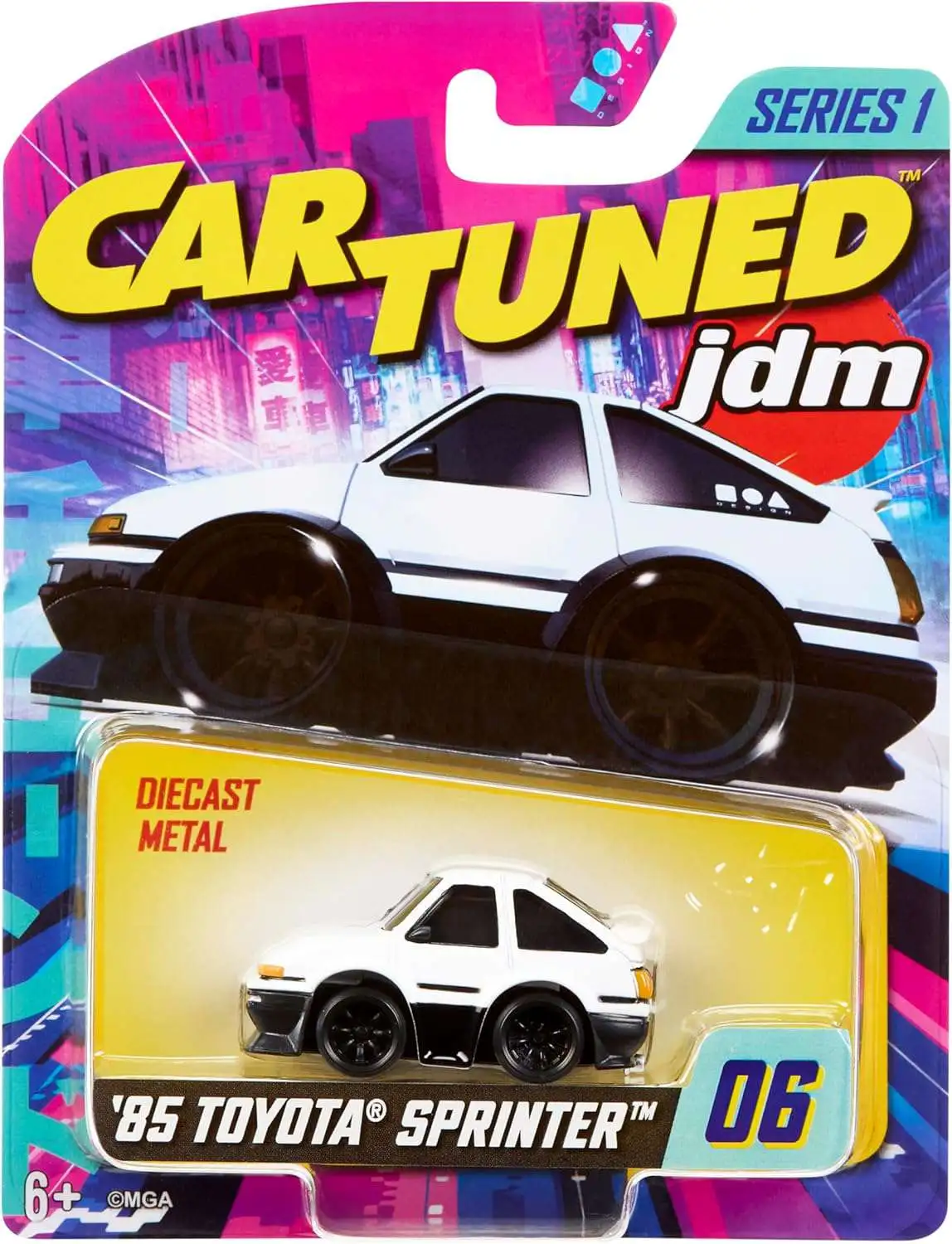 CarTuned JDM Series 1 '85 Toyota Sprinter Diecast Car #06