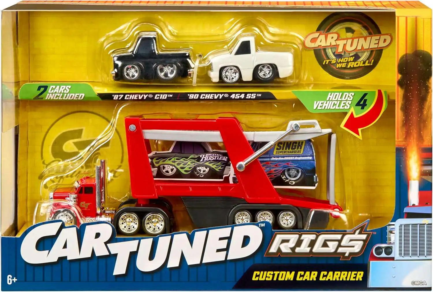 CarTuned Custom Car Carrier Diecast Car 2-Pack