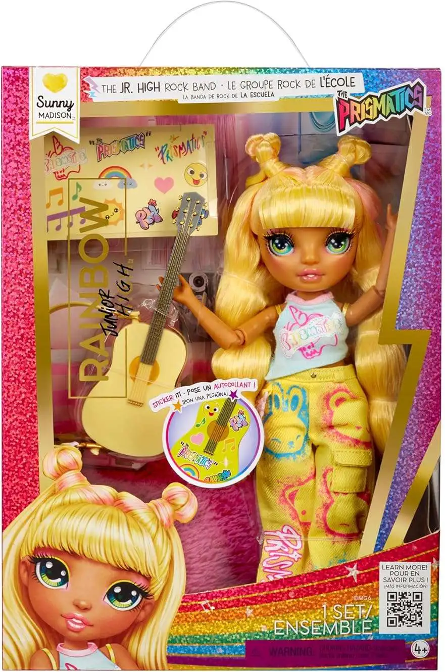 Rainbow High Junior High The Prismatics Sunny Madison Doll