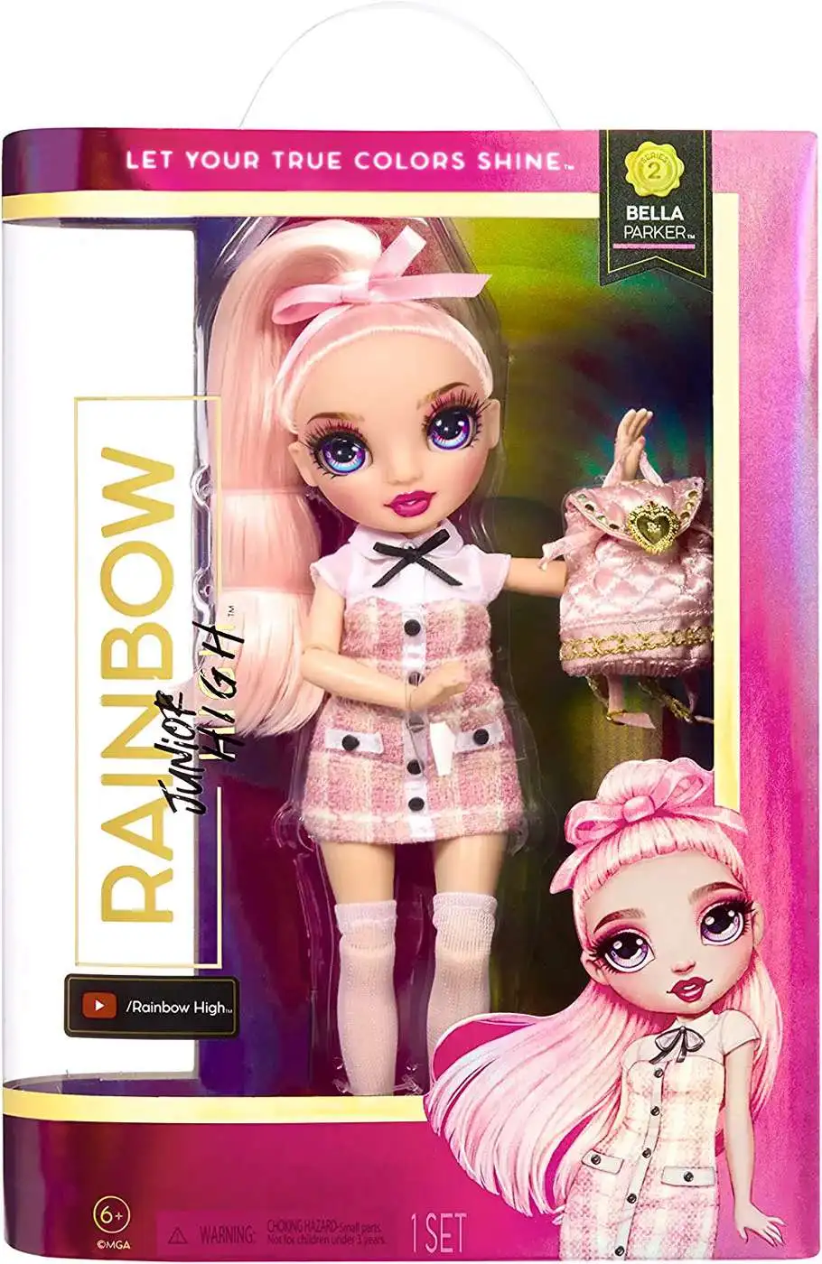 Rainbow High Jr Ruby Anderson Doll Playset, 10 Pieces 