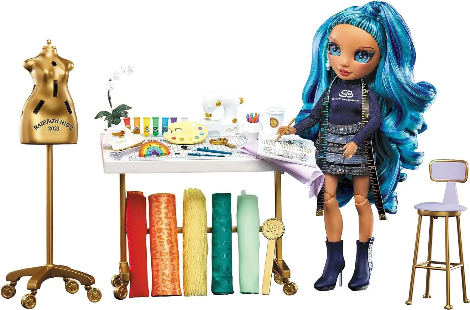 Rainbow High Dream Design Skyler Bradshaw Doll Playset MGA ...