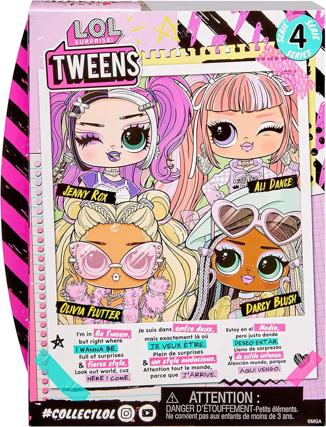 LOL SURPRISE TWEENS SERIE 4 FASHION DOLL: JENNY ROX.15 SORPRESE E