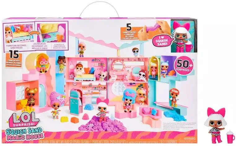 LOL Surprise Squish Sand Magic House Playset