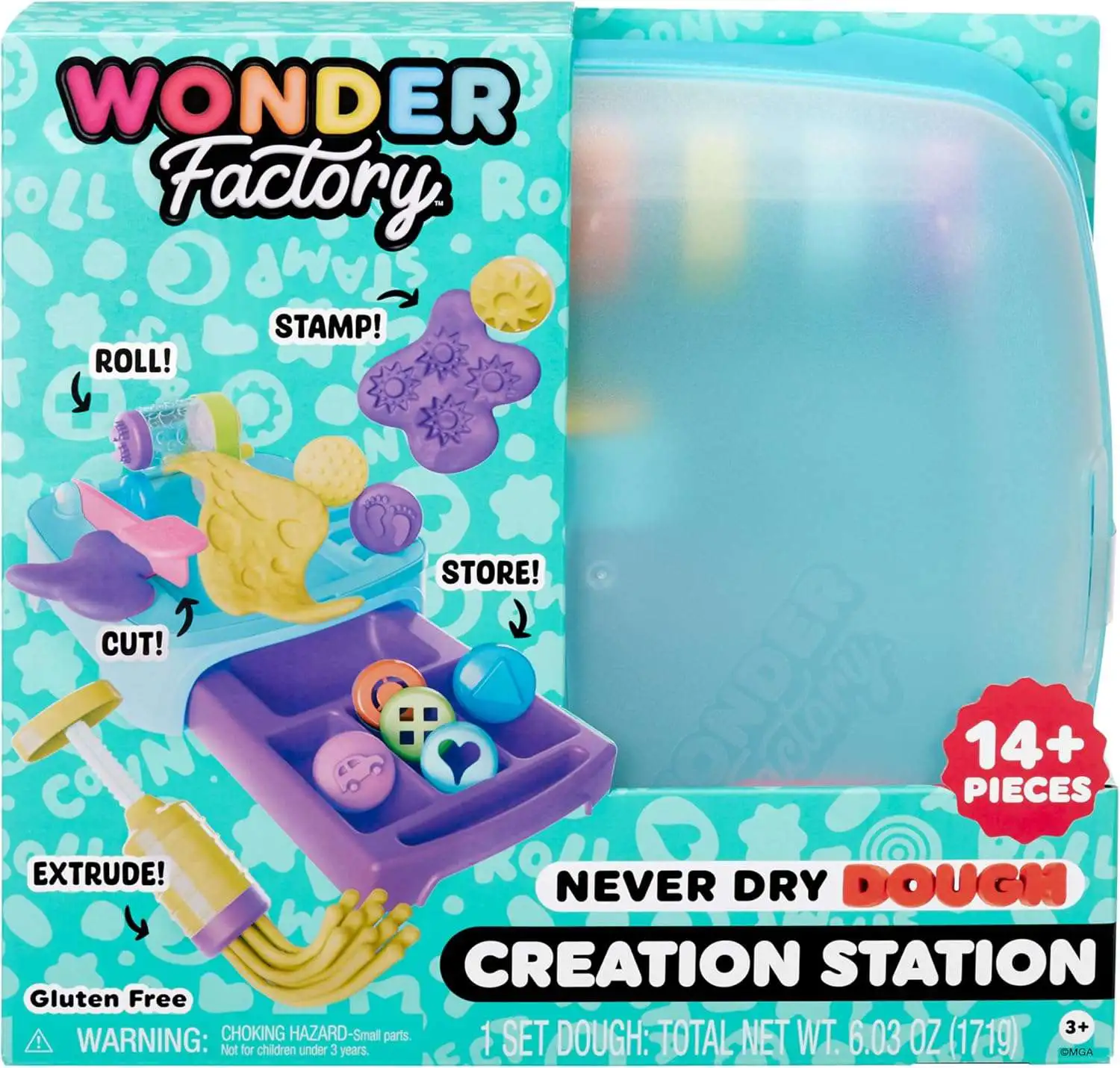 Wonder Factory Never Dry Dough Creation Station Play Set