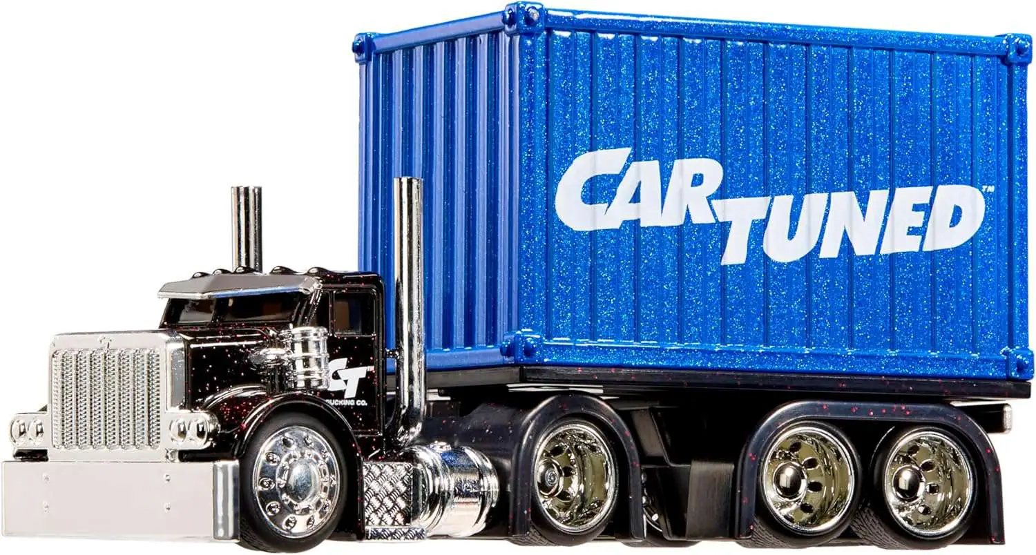 CarTuned Rigs Series 1 Sneaky Pete - Container Diecast Car BLUE