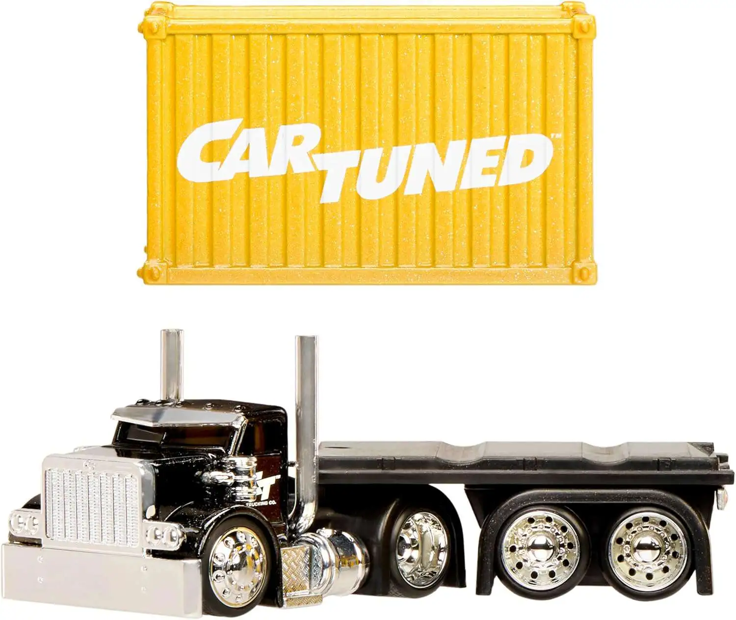 CarTuned Rigs Series 1 Sneaky Pete - Container Diecast Car YELLOW