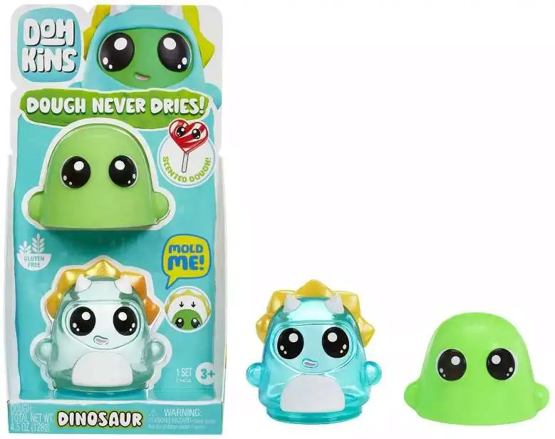 DohKins Dinosaur 4.5 Oz Character Pack [Green]