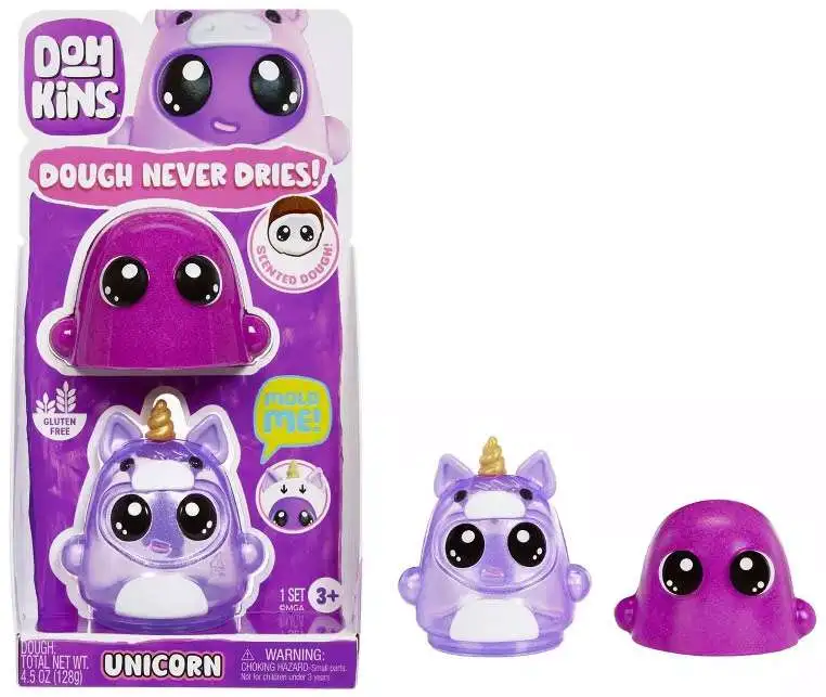 DohKins Unicorn 4.5 Oz Character Pack [Purple]