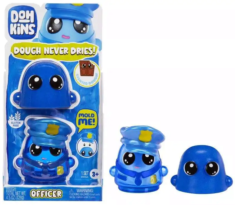 DohKins Officer 4.5 Oz Character Pack [Blue]